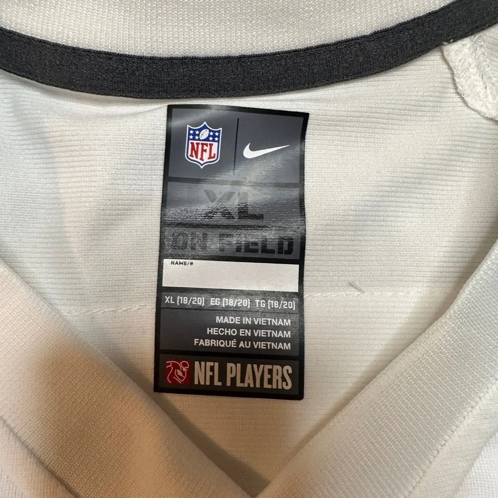 Nike NFL‎ New York Jets Ahmad Sauce Gardner Game White Jersey Youth XLarge NWT